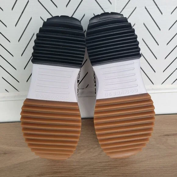 ❤️Converse Run Star Hike Platform Archive Leopard 5 Women's Shoes White A16286C - Picture 8 of 14